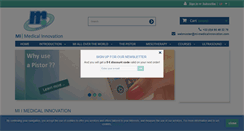 Desktop Screenshot of mi-medicalinnovation.com