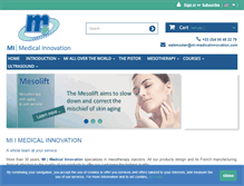 Tablet Screenshot of mi-medicalinnovation.com